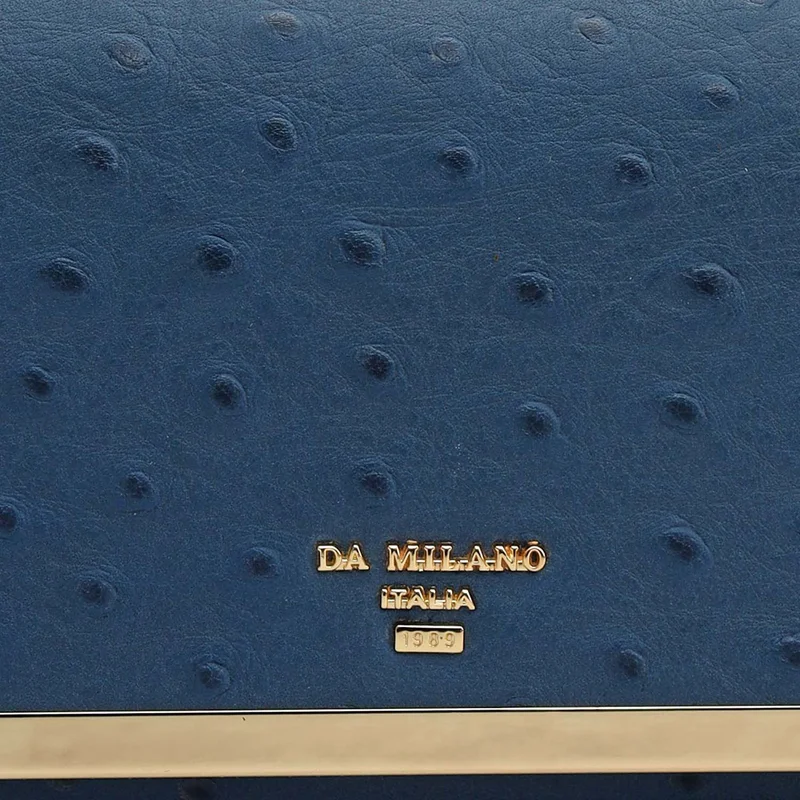 Da Milano Twilight Ostrich Leather Ladies Wallet - Twilight for Women | Best Price UAE